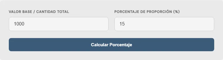Captura de pantalla de la Calculadora de Retención IRPF Autónomos (15%) interactiva